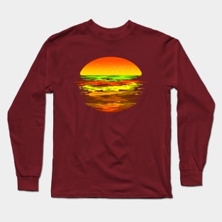 SUNSET BURGER Long Sleeve T-Shirt